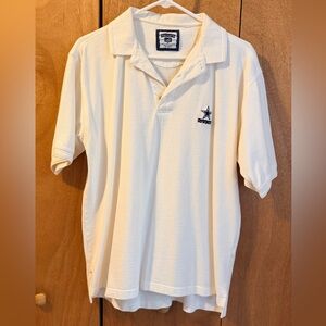 Dallas Cowboys by Lee Casual Collection - Men's Off-White Polo Shirt